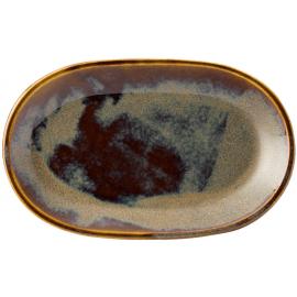 Coupe Plate - Oval - Deep - Porcelain - Murra Toffee - 32cm (12.5&quot;)