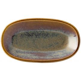 Coupe Plate - Oval - Deep - Porcelain - Murra Toffee - 19.5cm (7.7&quot;)