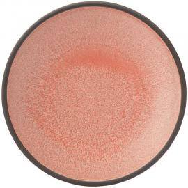 Round Plate - Porcelain - Coral - 17.5cm (7&quot;)
