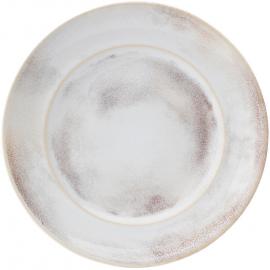Winged Plate - Stoneware - Algarve - Oyster - 22cm (8.5&quot;)