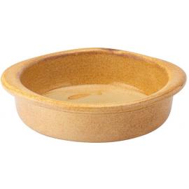 Round Eared Dish - Porcelain - Murra Honey - 16cm (6.25&quot;)