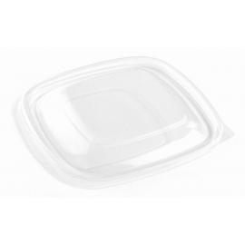 Lid - For Wide Square Pulp Bowl - rPET - BePulp&#174; - Clear - 17cm (6.7&quot;)