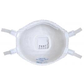 FFP3 Valved &quot;O&quot; Ring Face Joint Respirator - Biztec - White - Uni-fit