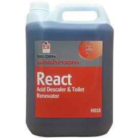 Acidic Toilet Cleaner & Descaler - Selden - React - 5L