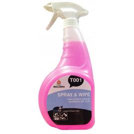 Hard Surface Bactericidal Cleaner - Selden - Spray & Wipe - 750ml Spray