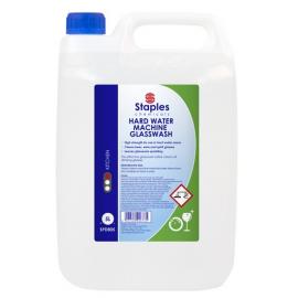 Glasswash Detergent for Hard Water - Staples - 5L