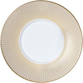 Saucer - Diamond - White & Gold - 16cm (6.25")