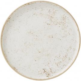 Round Plate - Stacking - Craft - White - 25.5cm (10")