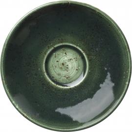 Saucer - Vesuvius - Burnt Emerald - 12.5cm (5")