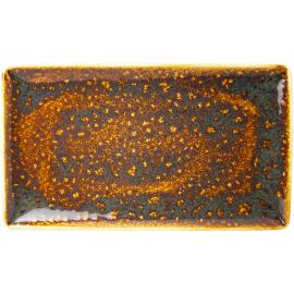 Tray - Rectangular - Vesuvius - Amber - 33cm (13")