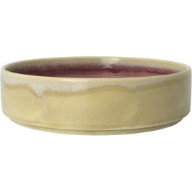 Round Stacking Plate - Deep - Aurora Vesuvius - Rose Quartz - 20.25cm (8") - 122cl (43oz)