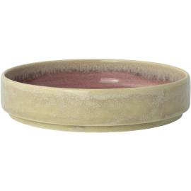 Round Stacking Plate - Deep - Aurora Vesuvius - Rose Quartz - 13.5cm (5.25") - 30cl (10.5oz)