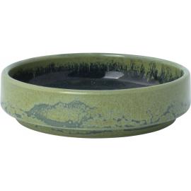 Round Stacking Plate - Deep - Aurora Vesuvius - Burnt Emerald - 10cm (4") - 12cl (4.25oz)