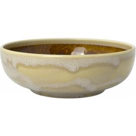 Round Bowl - Aurora Vesuvius - Amber - 17.5cm (7") - 98cl (34.5oz)