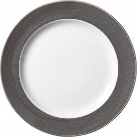 Harmony Plate - Wide Rim - Revolution Edge - Granite - 30cm (11.75")