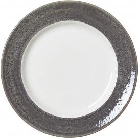 Harmony Plate - Wide Rim - Revolution Edge - Granite - 27cm (10.5")