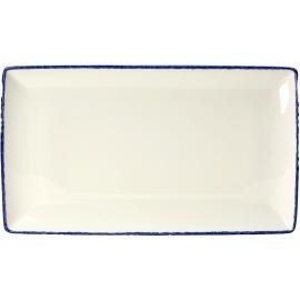 Plate - Rectangular - Blue Dapple - 33cm (13")
