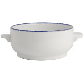 Soup Bowl - Lugged - Blue Dapple - 42.5cl (15oz)