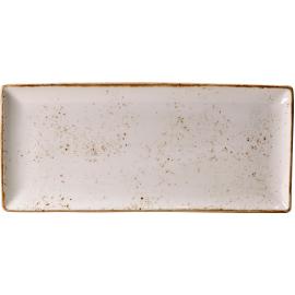 Plate - Rectangular - Craft - White - 37cm (14.5")