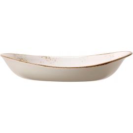 Oval Bowl - Shallow - Organic - Craft - White - 28cm (11") - 87.25cl (30.75oz)