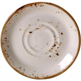 Double Well Saucer - Soup Stand - Craft - White - 16.5cm (6.5")