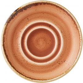 Double Well Saucer - Craft - Terracotta - 11.75cm (4.5")