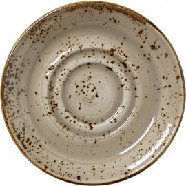 Double Well Saucer - Craft - Porcini - 14.5cm (5.75")