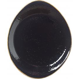 Plate - Oval - Organic - Craft - Liquorice - 25cm (9.75")