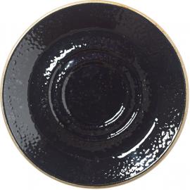 Double Well Saucer - Craft - Liquorice - 14.5cm (5.75")