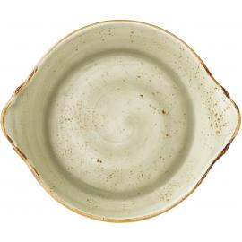 Round Eared Dish - Craft - Green - 21.5cm (8.5") - 78cl (27.5oz)