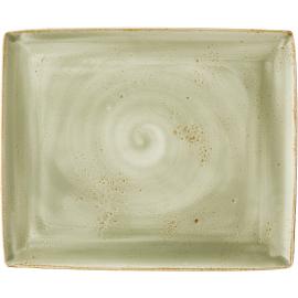 Plate - Rectangular - Craft - Green - 33cm (13")