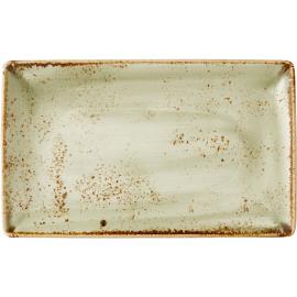 Plate - Rectangular - Craft - Green - 27cm (10.5")
