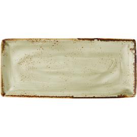 Plate - Rectangular - Craft - Green - 37cm (14.5")