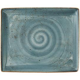 Plate - Rectangular - Craft - Blue - 33cm (13")