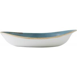 Oval Bowl - Shallow - Organic - Craft - Blue - 28cm (11") - 87.25cl (30.75oz)