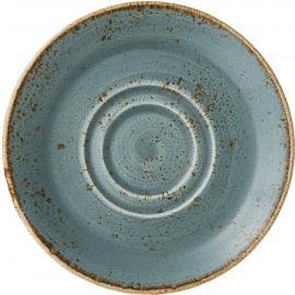 Double Well Saucer - Soup Stand - Craft - Blue - 16.5cm (6.5")