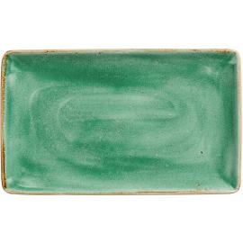 Plate - Rectangular - Craft - Aqua - 27cm (10.5")