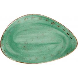 Triangle Plate - Organic - Craft - Aqua - 37.5cm (14.75")