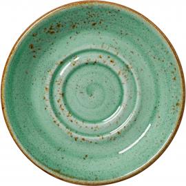 Double Well Saucer - Craft - Aqua - 14.5cm (5.75")