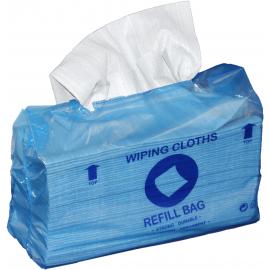 Interfold Wiping Cloth - Super Absorbent - Refill Pack - 100 Sheets