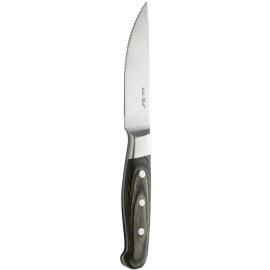 Steak Knife - Anton Black - Wood Handle - Large - 26cm (10&quot;)