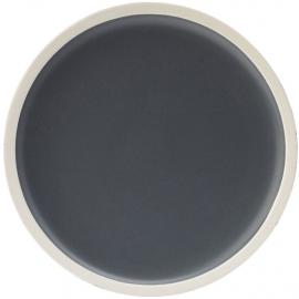 Round Plate - Porcelain - Forma - Charcoal - 17cm (6.5&quot;)