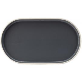 Rectangular Platter - Porcelain - Forma - Charcoal - 31cm (12.25&quot;)