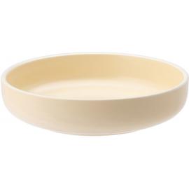 Round Bowl - Shallow - Porcelain - Forma - Vanilla - 17.5cm (7&quot;)