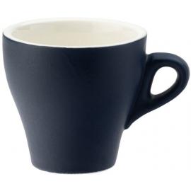 Coffee Cup - Tulip - Porcelain - Barista - Matt Navy - 18cl (6.25oz)