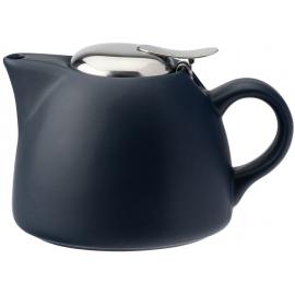 Teapot - Porcelain - Barista - Matt Navy - 45cl (15oz)