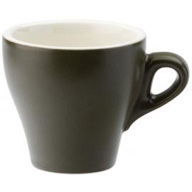 Coffee Cup - Tulip - Porcelain - Barista - Matt Olive - 18cl (6.25oz)
