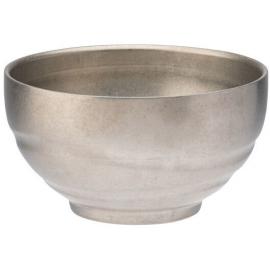 Round Bowl - Double Walled - Stainless Steel - Artemis - 12cm (4.75&quot;)