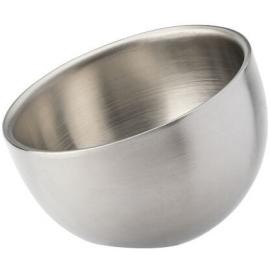 Angular Bowl - Double Walled - Stainless Steel - 9cm (3.5")