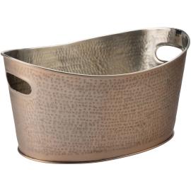 Beverage Tub - Handled - Aged Copper Plated - 40cm (15.75&quot;)